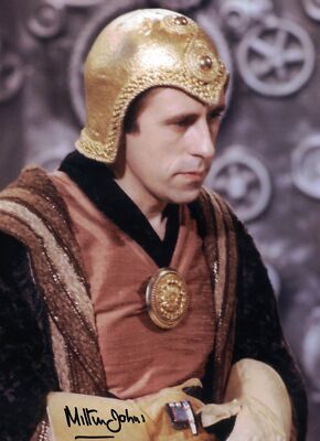 MILTON JOHNS - Castellan Kelner in Doctor Who - The Invasion of Time -hand signe