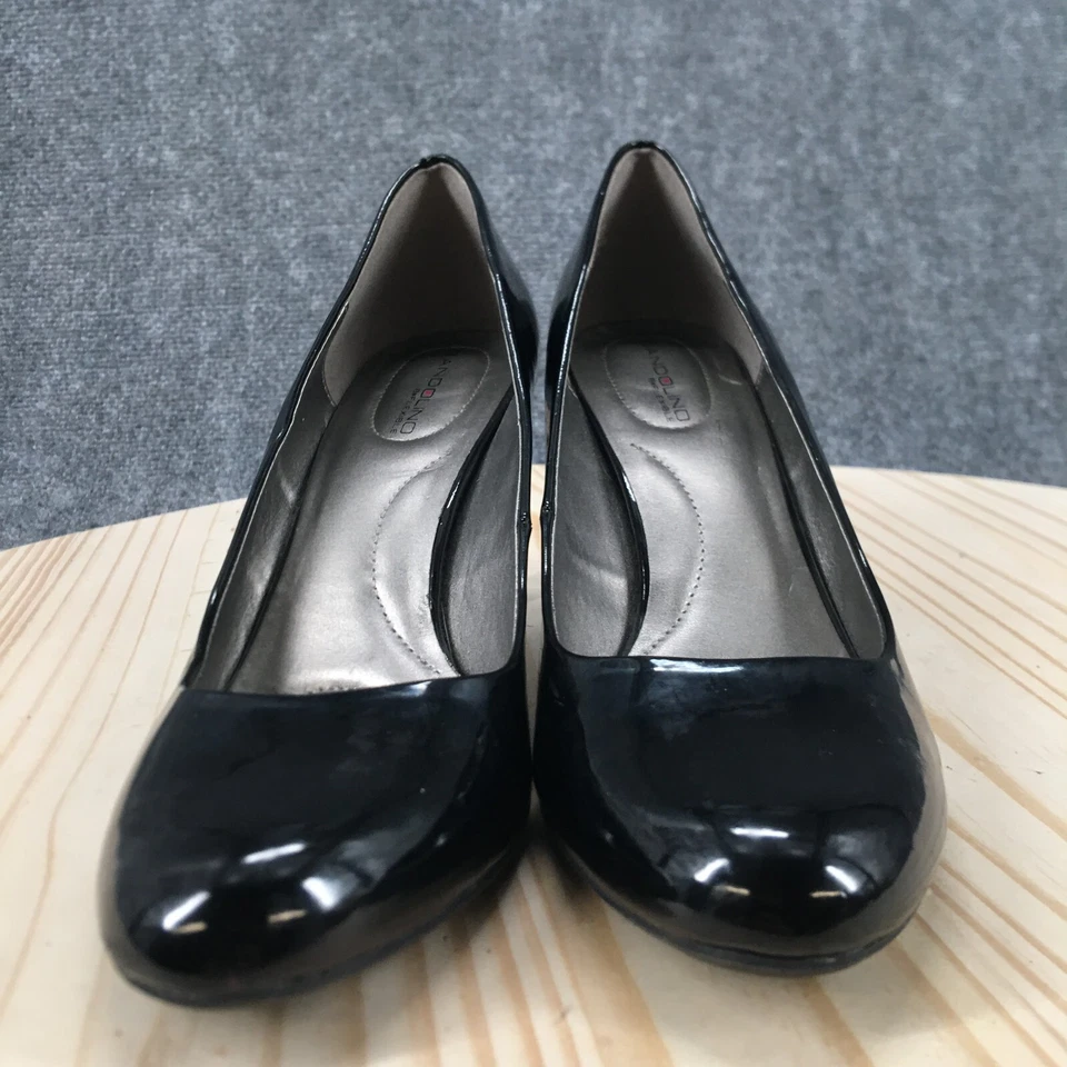 Bandolino туфли женщин 9,5 M Lantana поскользнуться на насосы черный искусственной кожи каблук - Изображение 4 из 4