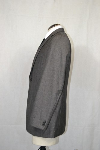 Banana Republic 100% Wool Blazer Suit Jacket Grey Charcoal Men's Modern Fit 42R - Picture 4 of 21