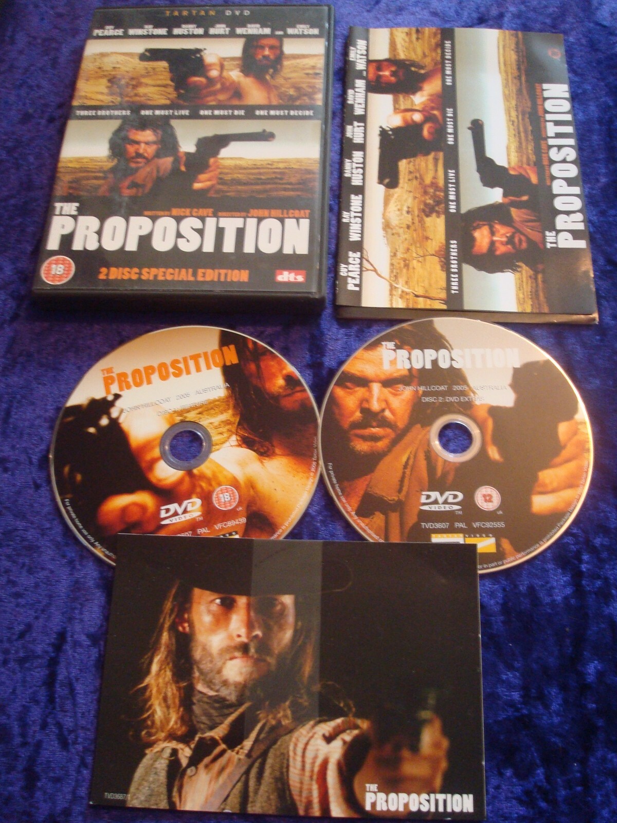 DVD THE PROPOSITION WINSTONE TARTAN UK R2 TWO DISC SPECIAL EDITION & POSTCARDS