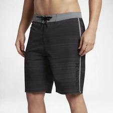 Hurley Mens Phantom Beachside Slider 20" Boardshorts - Black