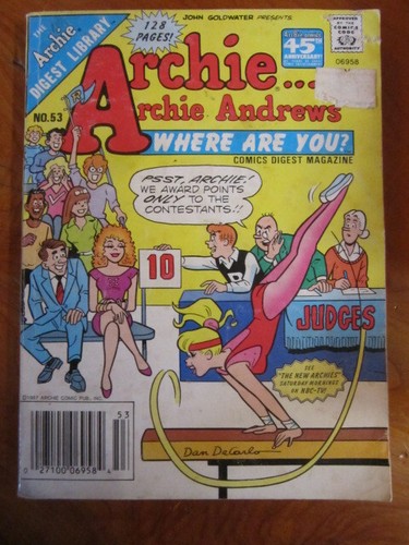 THE ARCHIE DIGEST LIBRARY ARCHIE ANDREWS DIGEST NO. 53 * GREAT * MUST ...