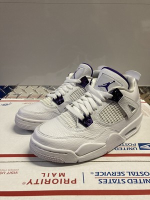 air jordan 4 retro gs metallic purple