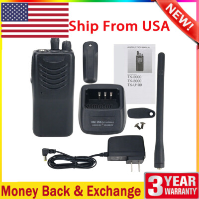 5W 3-5KM VHF Radio Walkie Talkie 136-174MHz 16 Channel Transceiver TK-2000 【US】