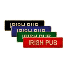 Irish Pub Vintage Sign| For Man Cave Club Bar Garage wall Décor Aluminum Sign