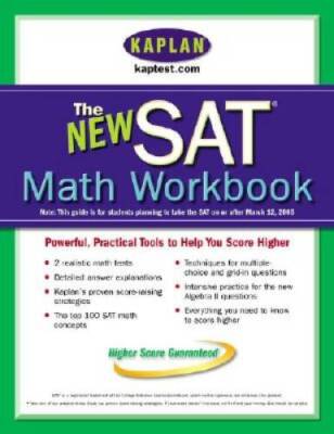 Kaplan New SAT Math Workbook (Kaplan SAT Math Workbook) - Paperback - GOOD