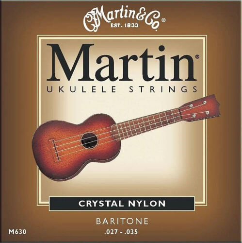 Martin M630 Clear Fluorocarbon Baritone Ukulele Strings Set - Picture 1 of 1