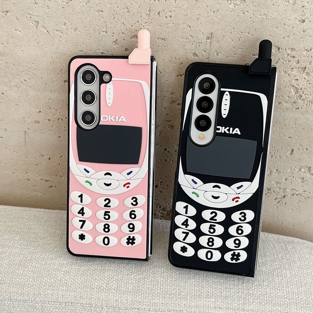 For Samsung Galaxy Z Flip Fold 3 4 5 6 Shockproof Cute Retro Classic Case Cover-image