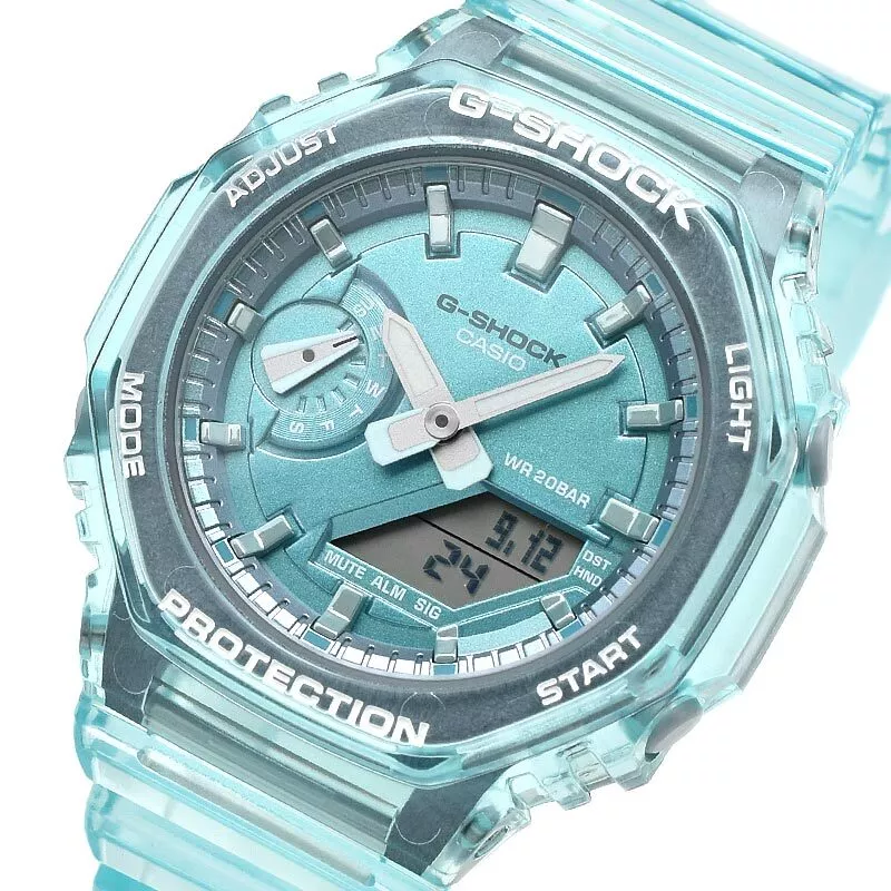 CASIO G-SHOCK GMA-S2100SK-2AJF Skeleton Metallic Dial Blue Analog Digital Watch