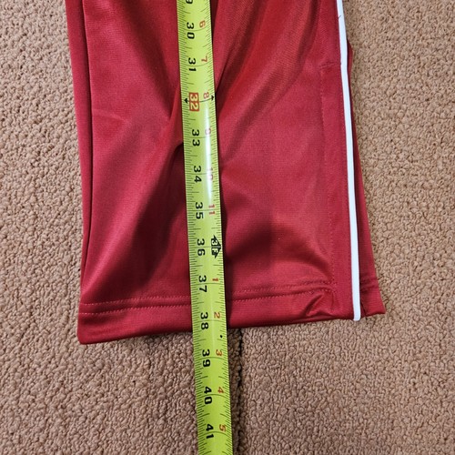 Zoe Athletics Propel Womens Cheerleading Pants Medium Red Zip Ankle M9a - Picture 9 of 13