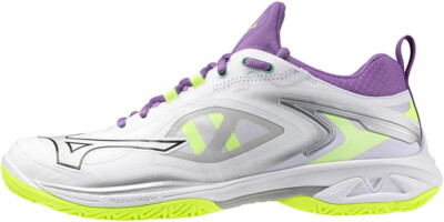 MIZUNO Badminton Shoes WAVE CLAW NEO 3 FIT White Lime 71GA2472 US8