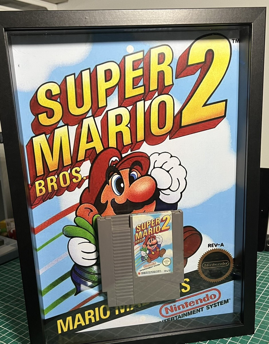 Super Mario Bros Nintendo Frame Wall Art Collectable