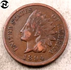 1894 Indian Head Penny Cent ~ Fine (F) ~ Better Date! (I143)