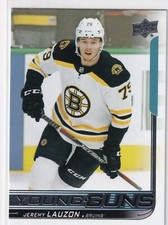 Jeremy Lauzon Young Guns #456 RC Seattle Kraken Upper Deck Series 2 2018-19