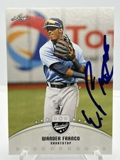 Wander Franco 2018 Leaf Special Release Baseball RC Auto Tampa Bay Rays av