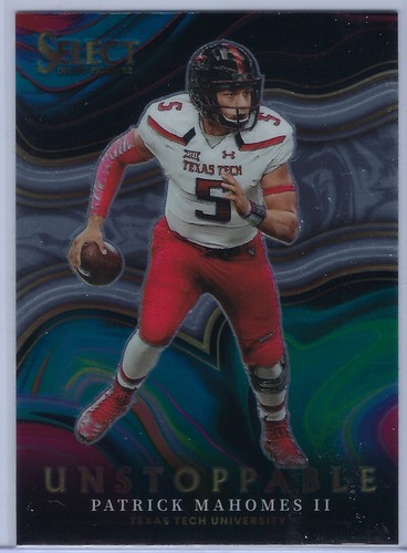 Patrick Mahomes II - 2022 Panini Select Draft Picks Unstoppable Card # US-PM - 第 1/2 張圖片