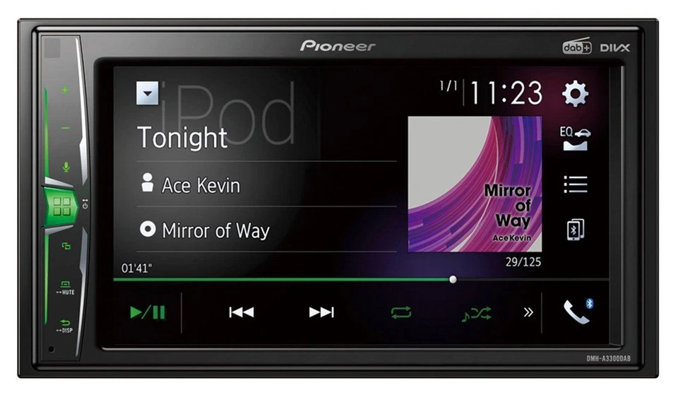 Pioneer 2DIN MP3 DAB USB Bluetooth Autoradio für Subaru Forester Impreza XV ab 1 - Bild 2 von 4