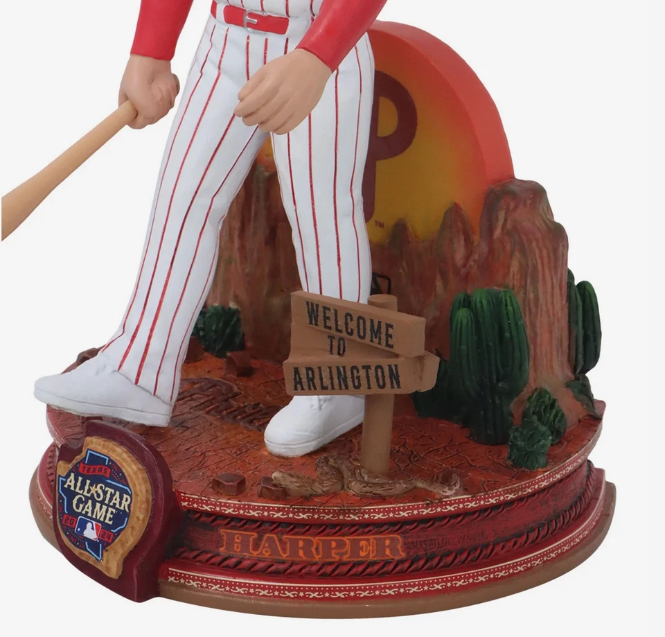 Bryce Harper Philadelphia Phillies 2024 All-Star Cowboy Bobblehead- Ltd Ed 96!! - Image 4 of 4