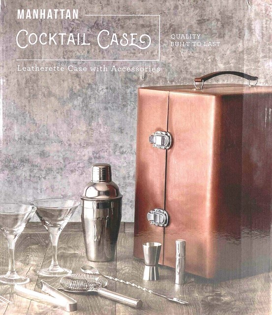 Legacy a Picnic Time Brand Manhattan Cocktail Travel Set with Bar