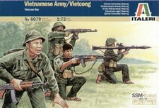 Italeri 1/72 Vietnam: Vietnamese Army/Vietcong Soldiers 50fg ITA6079
