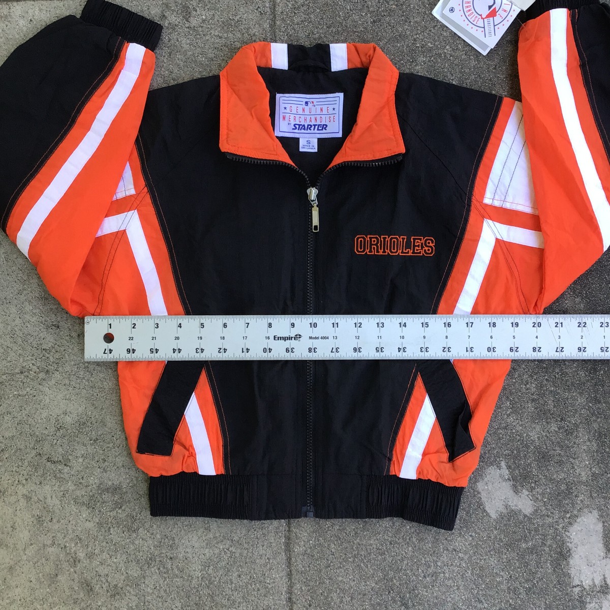NWT Vintage Starter Baltimore Orioles Kids Small Jacket Full Zip