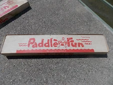 V-RARE Vtg. "PADDLE FUN" Oars/Paddles Connect to Inner Tubes   8/25