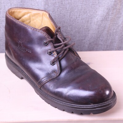 Vintage Havana Joe Mens 14US 47EUR Panama Jack 0201-C Brown Leather Chukka Boots
