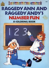 Raggedy Ann coloring book RARE UNUSED