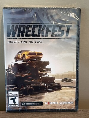 BRAND NEW Sealed WRECKFEST PC DVD-ROM GAME! Drive Hard Die Last. 2019 THQ Nordic