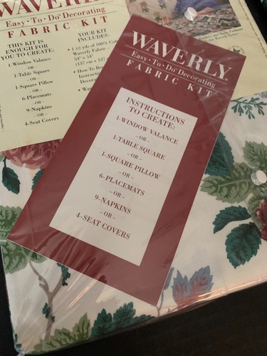 Waverly Fabric Kits PLEASANT VALLEY Cotton Fruit Floral 3 Total Yards 54'' Wide - Picture 9 of 9