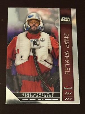 2023 Star Wars Finest Snap Wexley Card #FN-34 Force Awakens