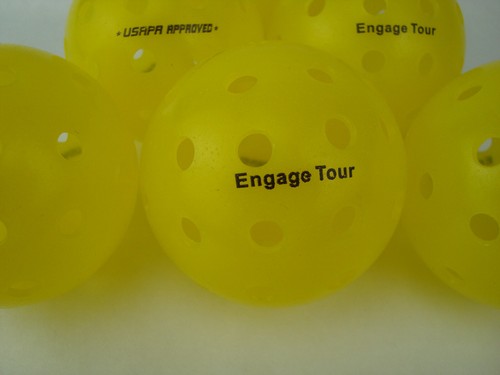 Set 6 palline da pickleball gialle Engage Tour da esterno - Foto 2 di 8