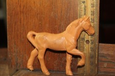 Vintage Western Figures Plastic Rubber Horse