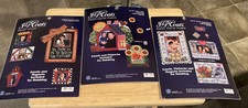 Lot Of 3 J&P Coats Plastic Canvas Frames Hand...