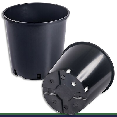 Pflanztopf 12 L schwarz  26 x 26 cm Blumentopf Pflanzgef Blumenkbel |  eBay.de