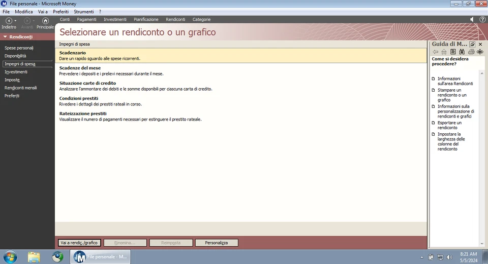 Microsoft Money 2000 in Italiano per Win XP, Vista, Windows 7 su CD white label - Immagine 4 di 4