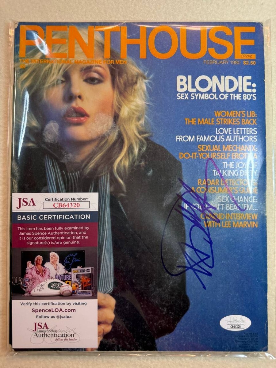 Penthouse Magazine Debbie Harry Blondie Signed February 1980 JSA