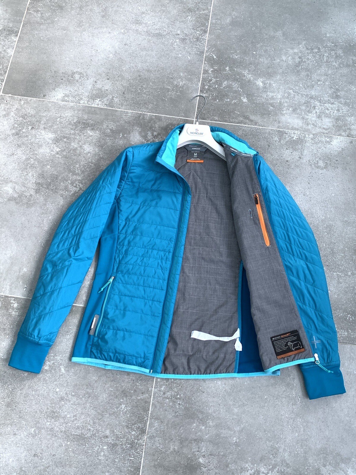 Women's ICEBREAKER MERINO Wool Outdoor Padded Jacket Coat Size M UK 10-12 38-40 image 3