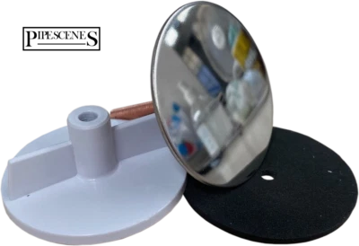 MCALPINE Stainless Steel Sink Tap Hole Stopper with Long Thread - Blank Cap for Basin etc