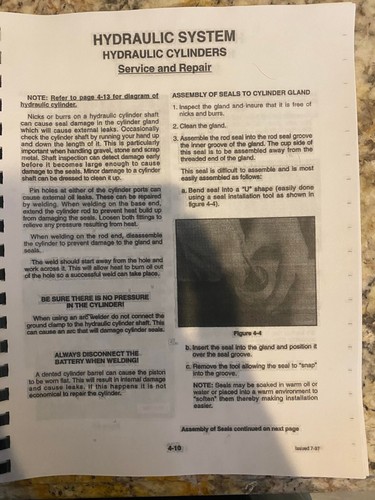 2070 Skid Steer Loader Service Workshop Manual Mustang - Printed Manual - Picture 7 of 11