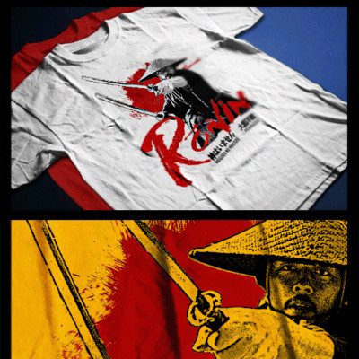Samurai Warrior Swords Bushido Code Kanji Japanese Katana Ronin Assassin T-Shirt