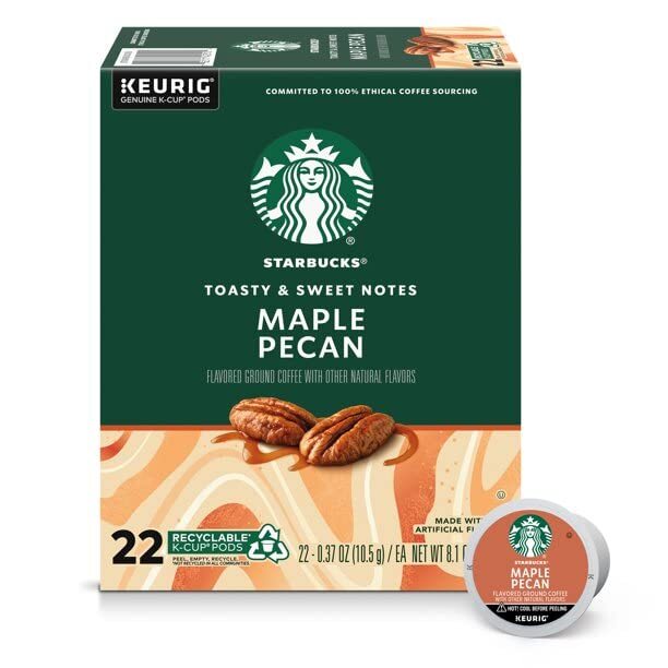 Starbucks Maple Pecan Coffee 22 to 132 Count K Cups Choose A
