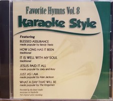Favorite Hymns Volume 8 Karaoke Style NEW CD G Daywind 6 Songs