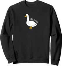 Cute Silly Goose Funny Goose Meme Goose Trendy Clothing Sweatshirt