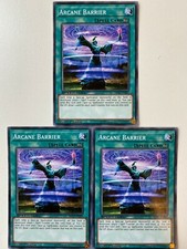Yugioh Arkane Barriere SBAD-DE005 Common SPEED DUEL 1. Auflage NM x3 Play Set