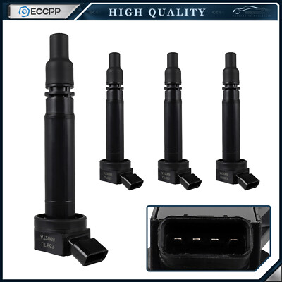 ECCPP 4 Ignition Coils For 2012 2013 2014 2015 Scion iQ 1.3L L4 9091902257