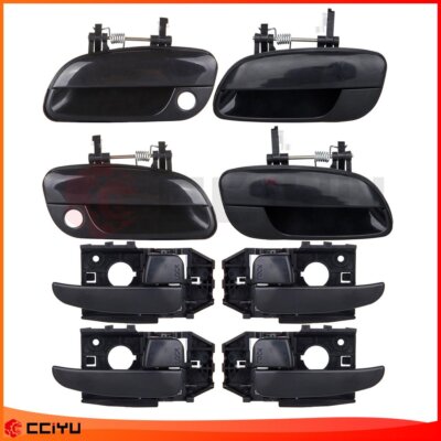4pcs Inside 4pcs Outside Door Handles Front Rear For HYUNDAI ELANTRA 2001-2006