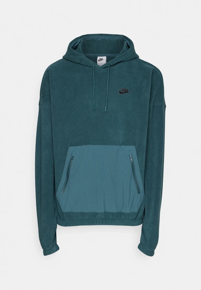 パーカー・フーディ Nike Club Fleece Polar Pullover Hoodie Jungle Black - Asia Nike Mens Club Polar Fleece Pullover Hoodie (deep jungle