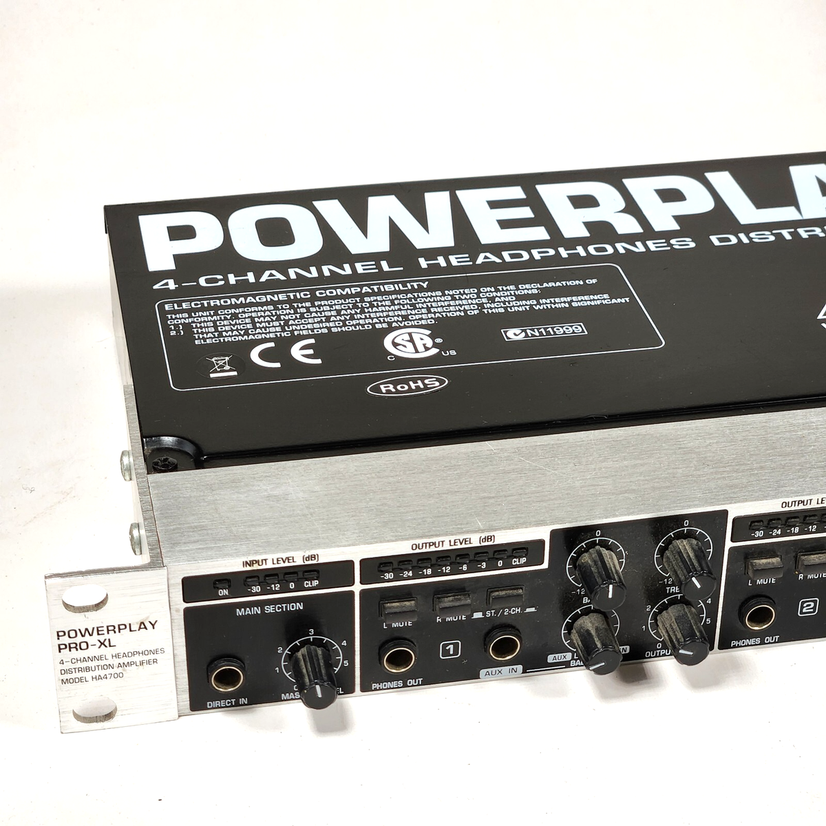 Behringer HA4700 4 Channel Headphone Amplifier for sale online | eBay