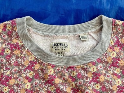 Jack Wills x Liberty London  Delilah Cavendish  Floral Sweatshirt UK 8/US 4 EUC